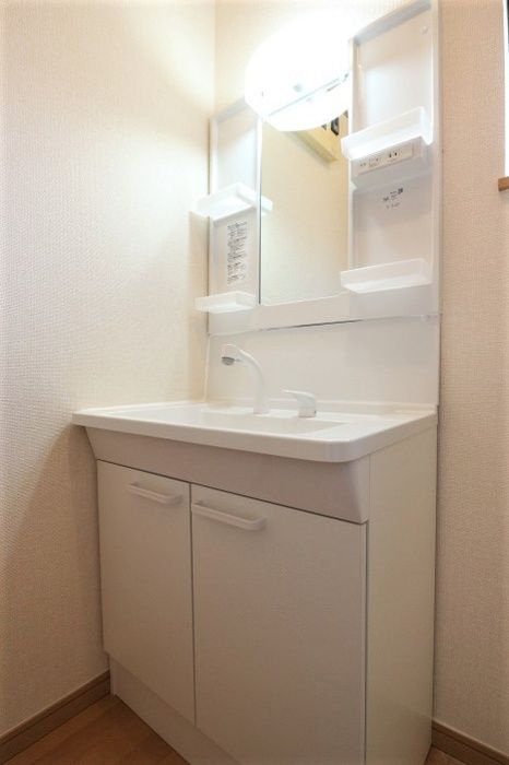 カステージョ柏の葉の洗面所|忙しい朝には欠かせない洗面所です
