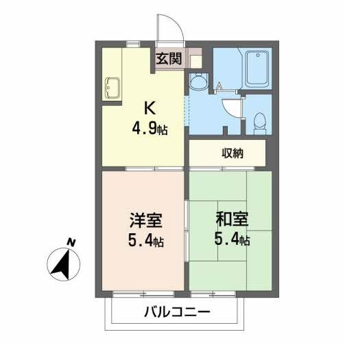 アメニティタウンＢの間取り