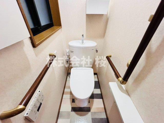 東淀川区豊里６丁目　中古戸建のトイレ|トイレもきれいです