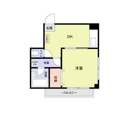 ダイヤモンドレジデンス押上の間取り|間取りです。