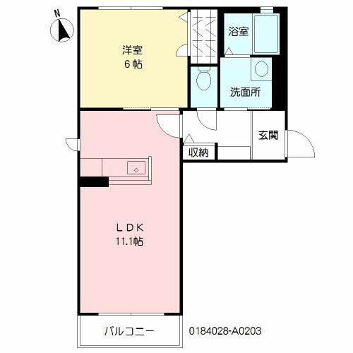 シャーメゾン平原の間取り