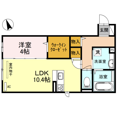 Brama甲東の間取り