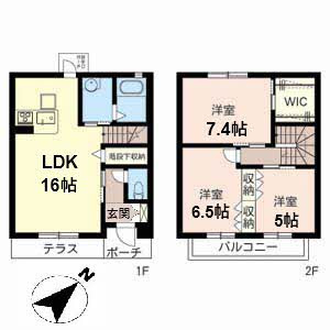 シャーメゾン泉ヶ丘の間取り
