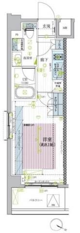 【間取り】 | ブライズ蒲田EAST