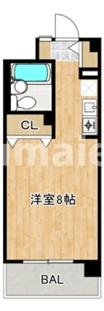 ミレニアム北浦和の間取り|フローリングのお部屋です♪