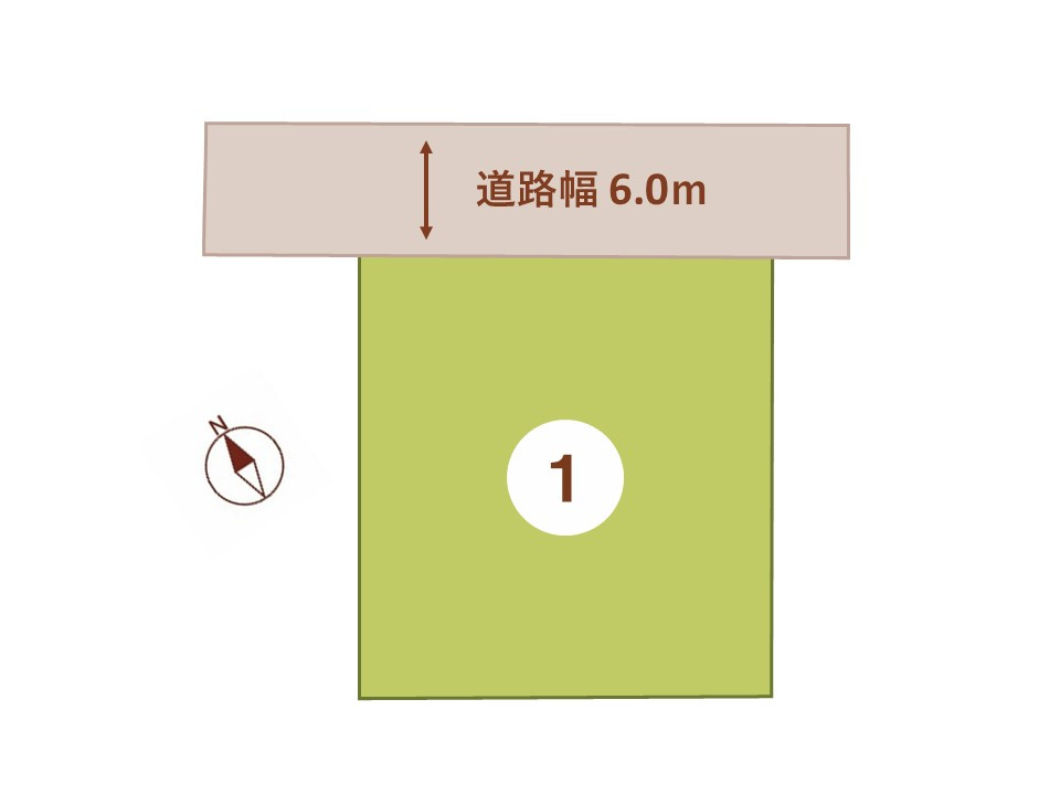 【深谷市東方町１丁目　区画図】
