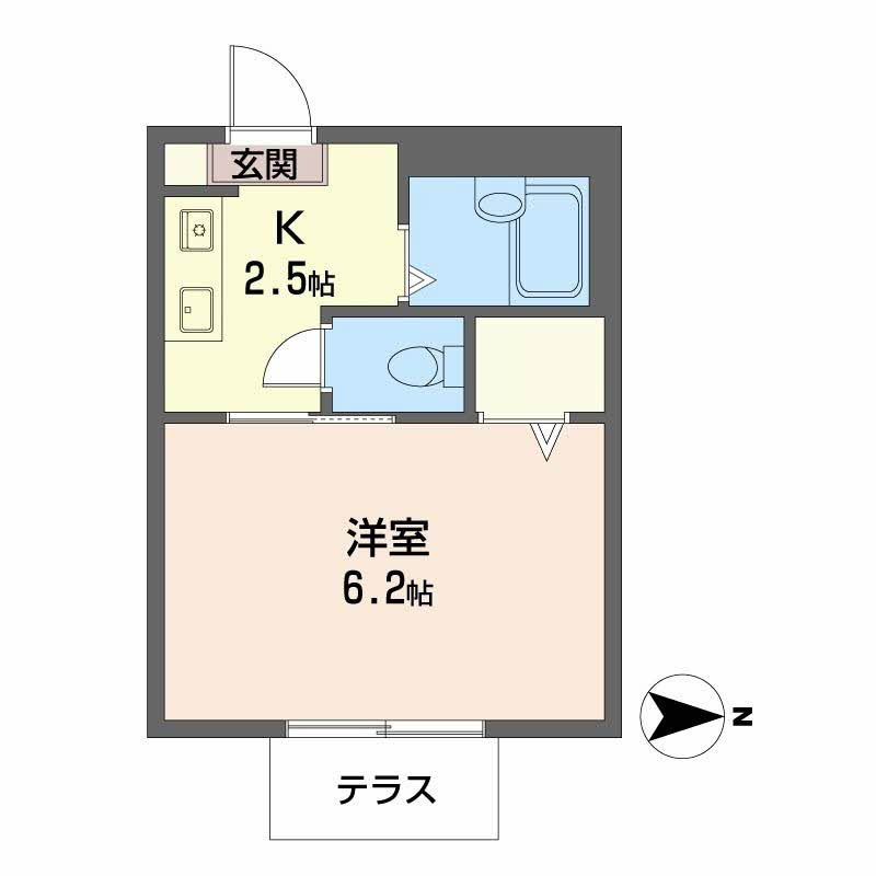バウソリオＥの間取り