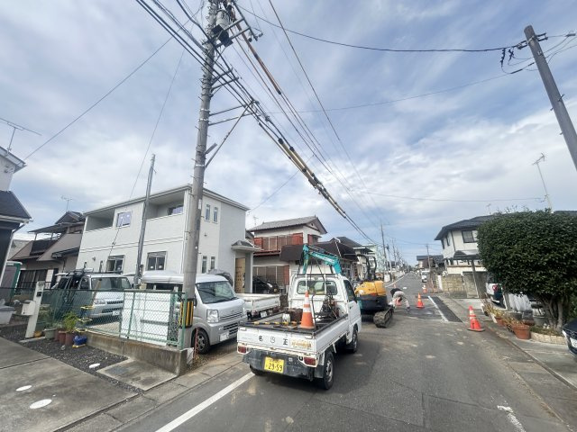新築　前橋市山王町１丁目　Heartful　Town　A号棟の前面道路含む現地写真|現地写真　東側接道幅員約6ｍ