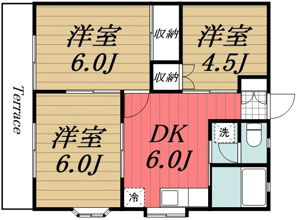【間取り】 | ケイハイツ西広