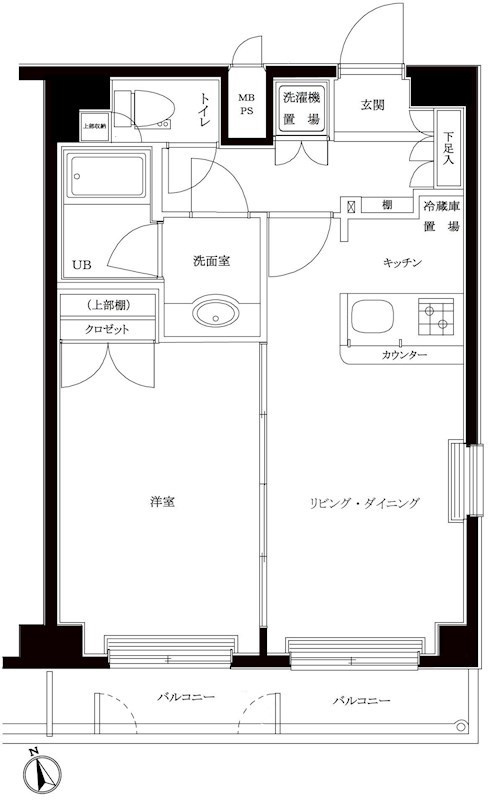 ルーブル鷺宮の間取り|間取りです。