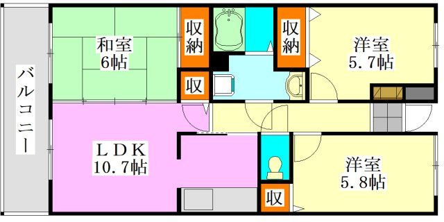 【間取り】 | グランシャリオ