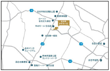クレストタウンかすみヶ丘12-12号棟の地図