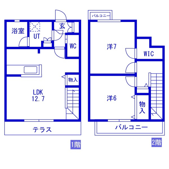 【間取り】 | ディアレンス妙蓮寺