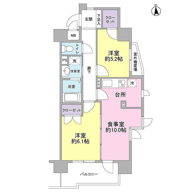 ＫＤＸレジデンス上北沢の間取り