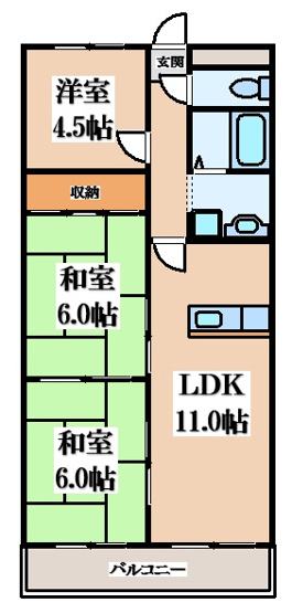 【間取り】 | ファミール吉村