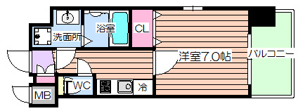 【間取り】 | アドバンス西梅田ウインズ