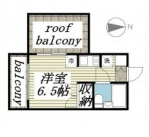 セザール立川Ｂ館の間取り