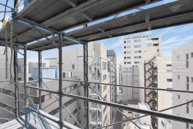 【展望】 | ビューシティ新宿御苑 | バルコニーからの景色です※大規模修繕工事中～即日のご見学可能～　お問合せはお気軽にどうぞ。
