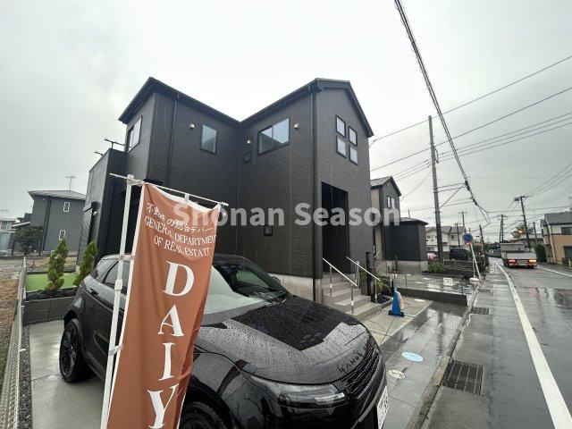 【現地画像あり】平塚市大神3期　全3棟　3号棟の外観|カースペース２台ございます◎