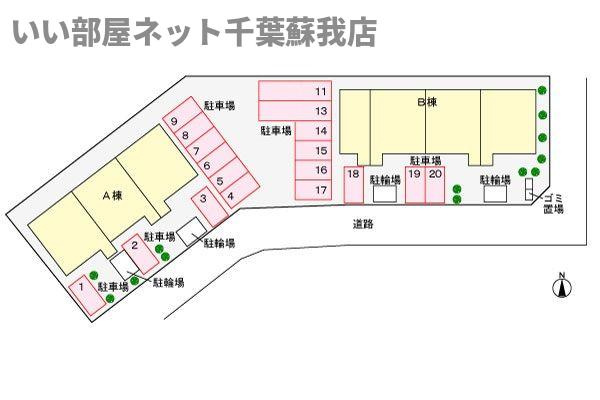 アビターレ・コモドＡの区画図
