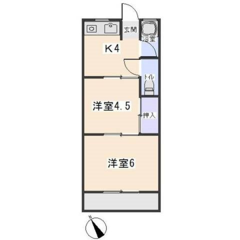 ゆり荘の間取り
