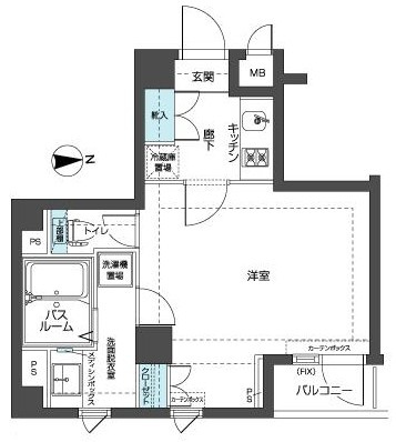 新品家具付きマンション和田9(KaGood東京)の間取り|※間取りと異なる場合は現状を優先します。
