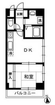 エンゼルハイム梅屋敷第2の間取り|間取り　
