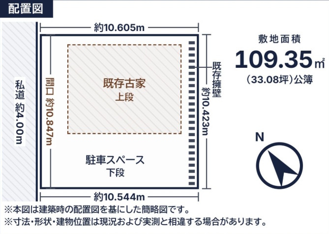 敷地面積33坪　売地　ふじみ野市鶴ケ舞1丁目
