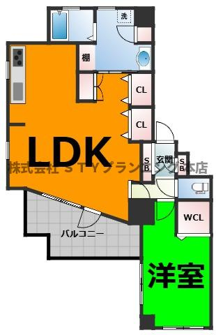 仲介手数料0！！Lieben courtの間取り