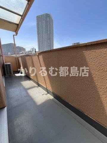 ハイツプライムのバルコニー