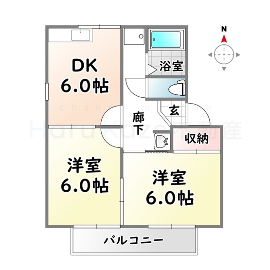 【間取り】 | ハイツ白金【名古屋市賃貸・都市ガス】