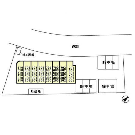 アルバ南柏の区画図