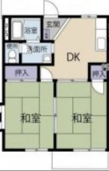 【間取り】 | サンハイツ藤原A