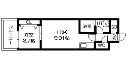 【間取り】 | アートレジデンス梅田北Ⅰ