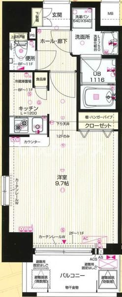 エイペックス神戸みなと元町CoastLineの間取り