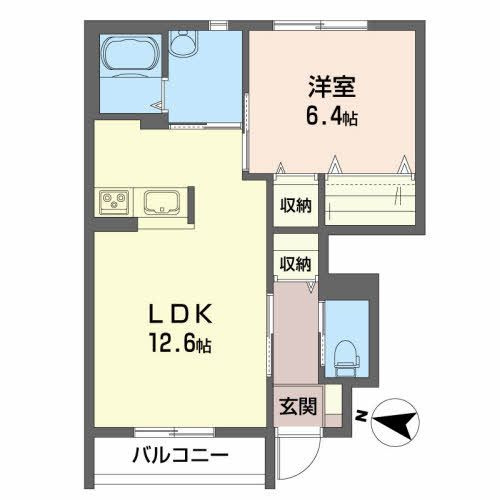 カサベルデＭの間取り