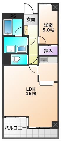 コスモ一橋学園の間取り