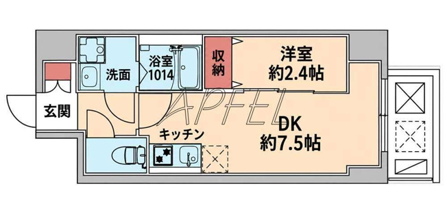 【間取り】 | ArtizA南船場