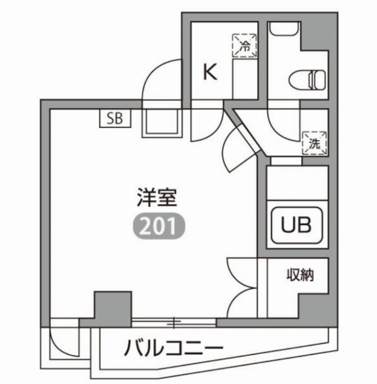 フロムファーストビルの間取り