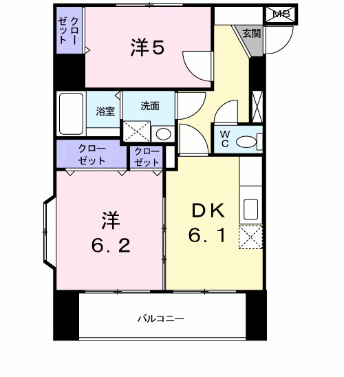 オ－レオ－ルの間取り|使いやすい間取りです。