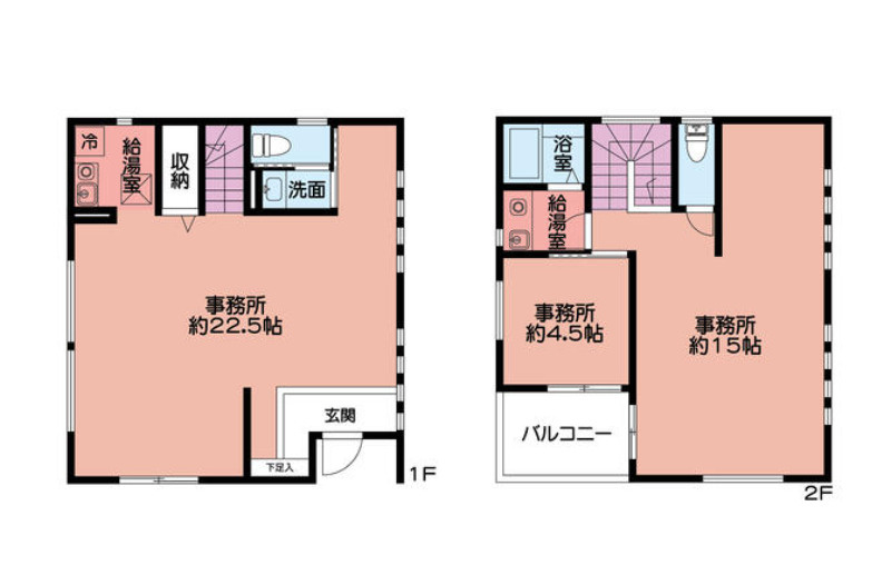 高座郡寒川町岡田６丁目の倉庫の間取り