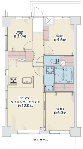 リーベスト武蔵小金井の間取り