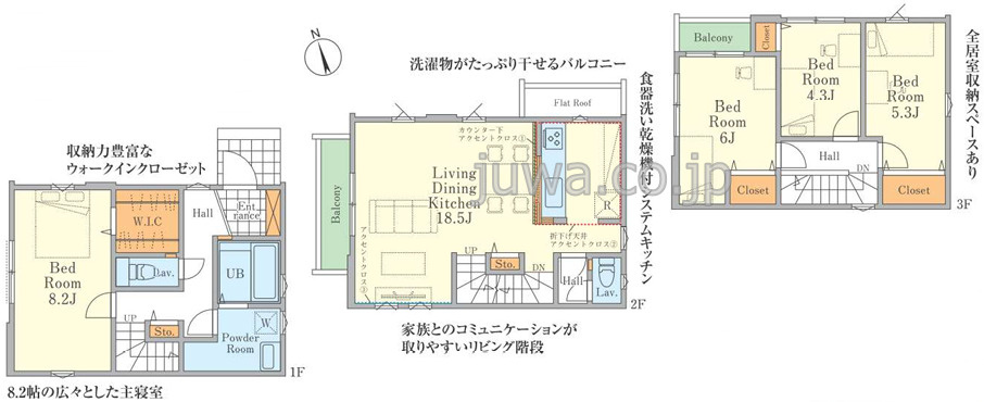 【新築分譲住宅】新座市東2期の間取り