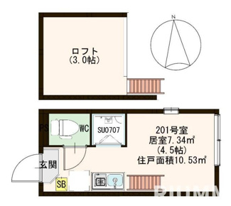 【間取り】 | ハーモニーテラス菊名