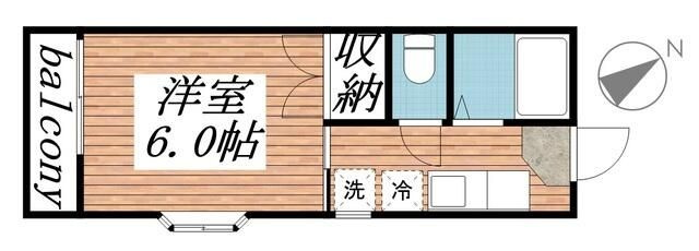 コスギハイツⅠの間取り