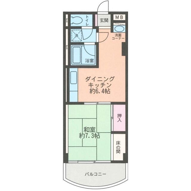 アーク一橋学園の間取り
