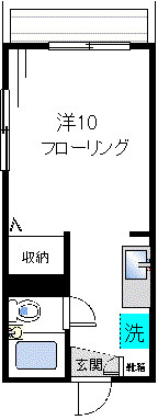 リズ松ヶ丘の間取り