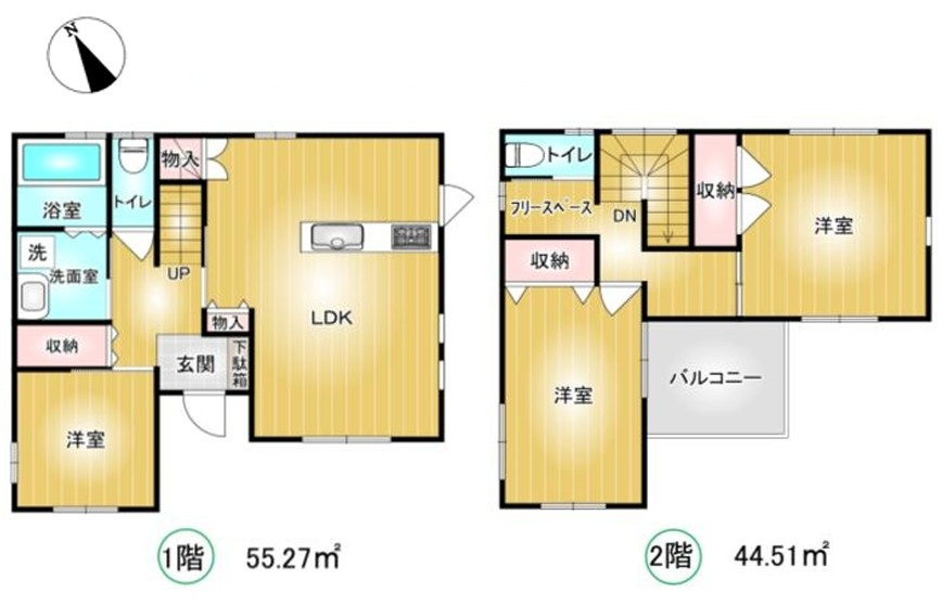 太田市由良町　中古戸建の間取り|図面と現況が異なる場合、現況を優先とします。