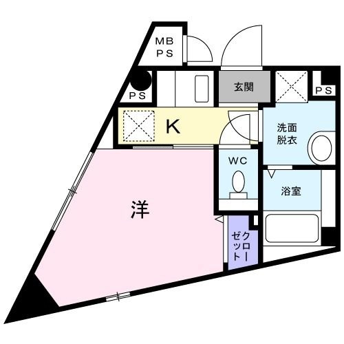 さくらビル柳町の間取り|間取りです。