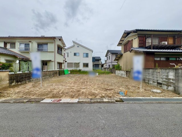 草津市木川町　建築条件無し売土地の外観